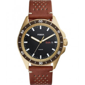 Watch strap Fossil FS5320 Leather Brown 22mm