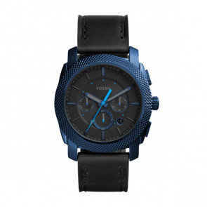 Watch strap Fossil FS5361 Leather Black 24mm