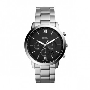 Watch strap Fossil FS4818 Stainless steel Steel 18mm