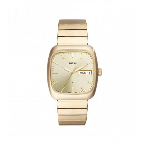 Watch strap Fossil FS5411 Stainless steel Gold Toned 22mm