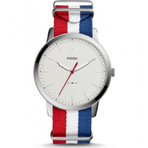 Watch strap Fossil FS5444 Textiles Multicolor 22mm