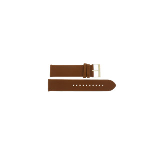 Watch strap Fossil FS5473 Leather Brown 22mm