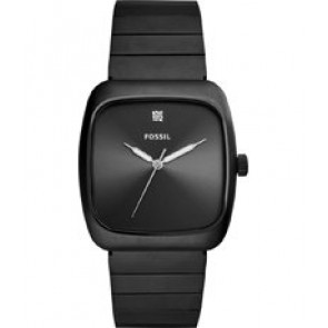 Watch strap Fossil FS5477 Stainless steel Black 22mm