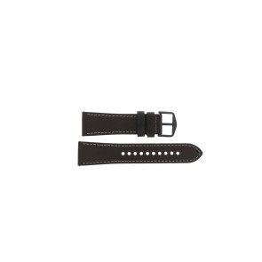 Watch strap Fossil FS5608 Leather Brown 24mm