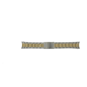 Watch strap Fossil FS5742 / FS5653 / FB-01 Steel Bi-color 22mm