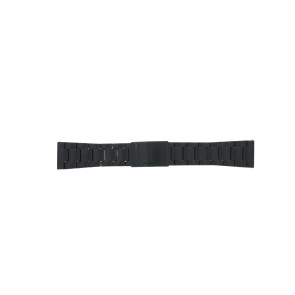 Watch strap Fossil FS5971 / Machine Steel Black 24mm