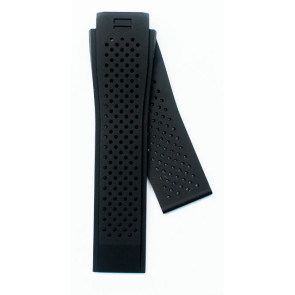 Watch strap Tag Heuer BT6106 / FT6076/0 / SBF8A5000 / Connected watch Rubber Black