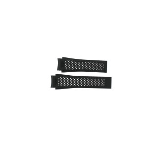 Watch strap Smartwatch Tag Heuer CBG2A1Z / FT6157 Rubber Black 22.5mm