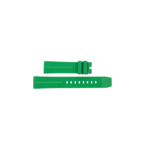 Watch strap Tag Heuer FT8056 / CAZ101AP Rubber Green 21.5mm