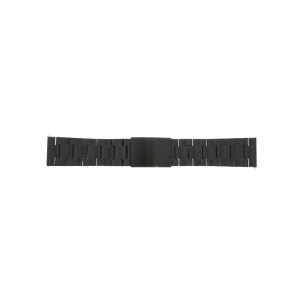 Watch strap Fossil FS4682 / FS4682IE / MACHINE Steel Black 22mm