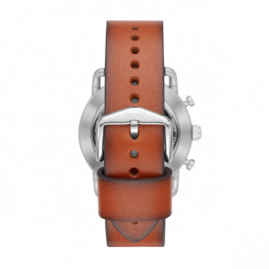 Watch strap Fossil FTW1151 Leather Cognac 22mm
