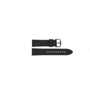 Watch strap Fossil FTW4047 / DW6F1 / FTW4018 Silicone Black 22mm