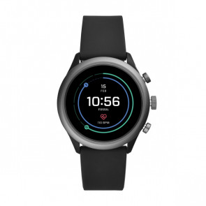 Watch strap Fossil FTW4019 Plastic Black