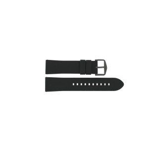 Watch strap Smartwatch Fossil FTW4025 / FTW4025C Silicone Black 22mm