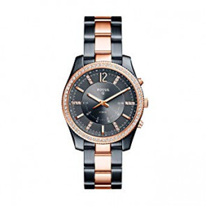 Watch strap Fossil FTW5017 Steel Bi-color 18mm