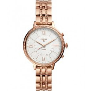 Watch strap Fossil FTW5034 Stainless steel Rosé 14mm