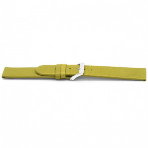 Watch strap G862 leather olive green 20mm 