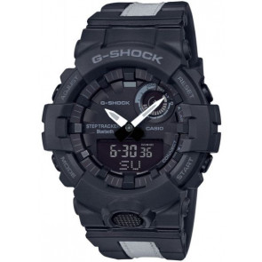 Watch strap G-Shock GBA-800 / GBD-800 Plastic Black 16mm