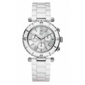 Guess watch strap GC4300IM Ceramics White