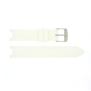 Horlogeband GC watches Y16004L1 Rubber Wit 9mm