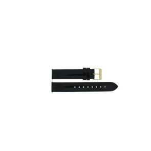 Watch strap Guess GW0098L3 / W0098L3 / Sugar Leather Black 16mm