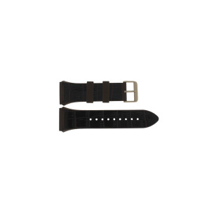 Watch strap Guess GW0202G2 / Phoenix Leather/Plastic Brown 26mm