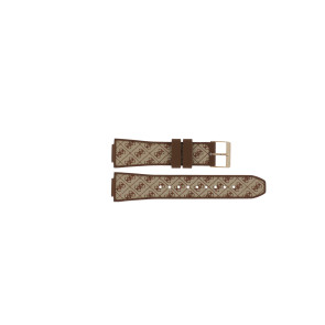 Watch strap Guess GW0699L2 / W0699L2 / Charisma Rubber Light brown 14mm