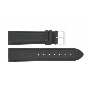 Watch strap Universal H108 Leather Black 22mm