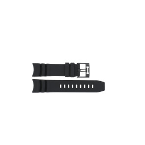 Watch strap Hamilton H600.000.123 / H690.000.123 Rubber Black 22mm