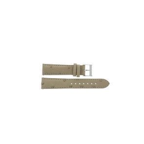 Watch strap Hamilton H001.32.215.840.01 / H690322110 Leather Beige 18mm