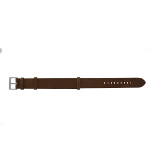 Watch strap Hamilton H690.694.106 / H690694106 Leather Brown 20mm