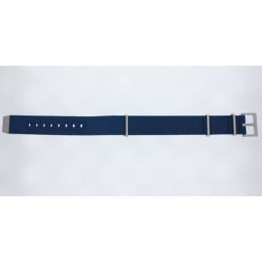 Watch strap Hamilton H690823105 Nylon/perlon Blue 20mm