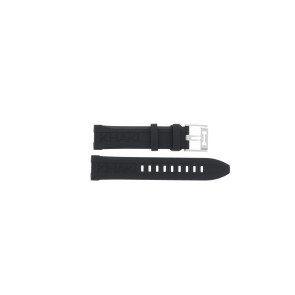 Watch strap Hamilton H82515330 / H691825100 Rubber Black 22mm