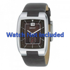Watch strap DKNY NY1319 Leather Brown 20mm