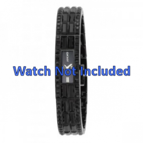 Watch strap DKNY NY3897 Steel Black 12mm