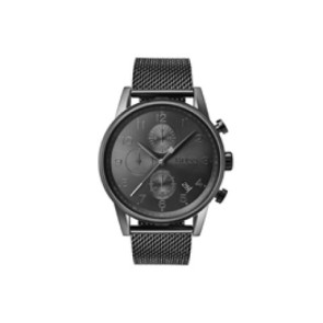 Watch strap Hugo Boss HB-306-1-34-3215 / HB659002655 Milanese Black