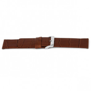 Watch strap Universal F345 Leather Cognac 18mm