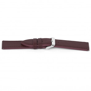 Watch strap Universal G722 Leather Bordeaux 20mm