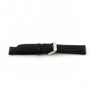 Watch strap Universal F180 Leather Black 18mm