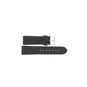 Watch strap Universal I380 Leather Brown 24mm