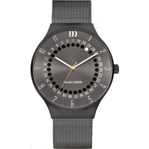 Watch strap Danish Design IQ66Q1050 Milanese Anthracite grey