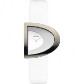 Watch strap Danish Design IV12Q842 Leather White