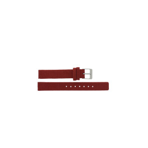 Watch strap Danish Design IV24Q1271 Leather Red 14mm
