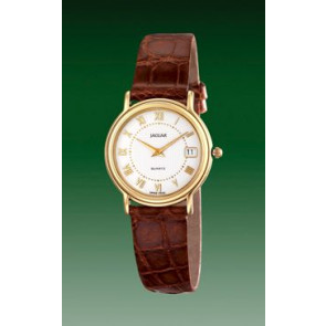 Watch strap Jaguar J601-2 Leather Brown 14mm