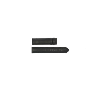 Jaguar watch strap J661/2 / J663/2 Leather Black 21mm + black stitching