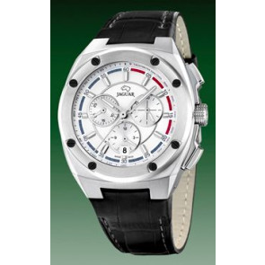 Watch strap Jaguar J806-1 / J806-2 / J806-3 / J806-4 Leather Black 16mm