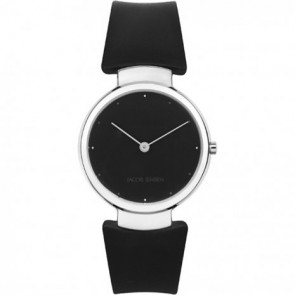 Watch strap Jacob Jensen JJ111 Rubber Black