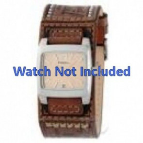 Fossil watch strap JR-8829 Leather Brown 18mm