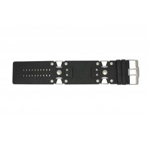 Watch strap Fossil JR1017 Leather Black 20mm