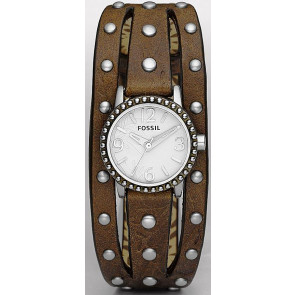 Fossil watch strap jr1177 Leather Brown
